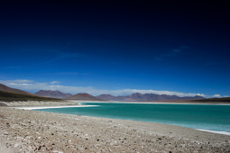 Bolivia, Laguna Verde, près de la frontière du Chili, close to the Chilian border.